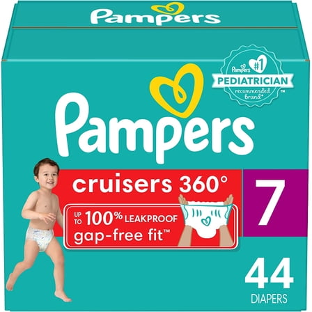 Pampers Cruisers 360 Diapers Size 7 44 Count