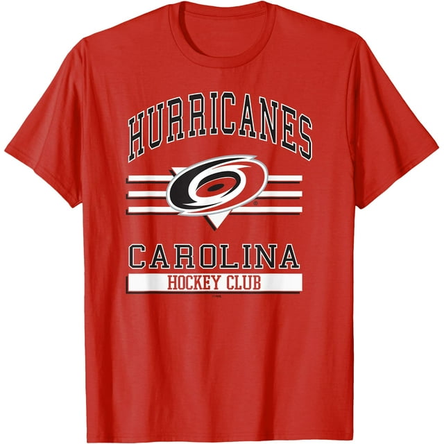 Carolina Hurricanes Hockey Club T-Shirt Rouge sous Licence Officielle - comme sur L'Image - L