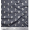 thumbnail image 1 of Soimoi Rayon Crepe Fabric Paisley Block Print Fabric by Yard 46 Inch Wide, 1 of 1