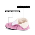 thumbnail image 6 of Gustave Women's Fuzzy Bootie Slippers Winter Warm Non-Slip Barefoot House Shoes Casual Cozy Fleece Lined Sock Slippers Foldable for Indoor Outdoor, 6 of 9