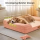 thumbnail image 4 of Cama Ortopédica para Perros CWAWZ con Gel Refrescante 91x69 cm Durazno Rosa, 4 of 9