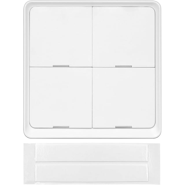 ANCLLO Zigbee Interrupteur de Scène Intelligent 12 Scènes Interrupteur Mural Sans Fil Compatible avec l'Application Tuya/Smart Life (Requis Zigbee Hub)