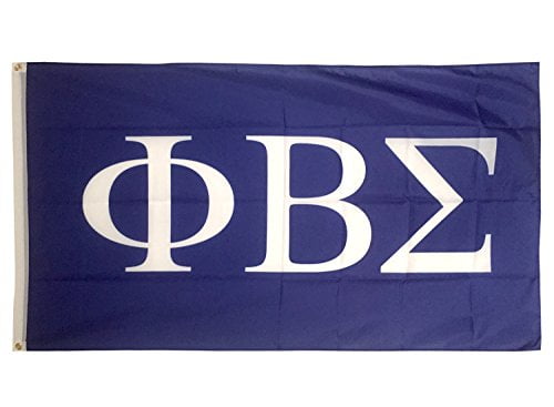 Flag - Letter Phi Beta Sigma Letter Flag Greek Banner Large 3 x 5 feet