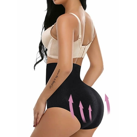 MISS MOLY Women Padded Panties Hip Enhancer Briefs Shapewear Butt Lifter Body Shaper Slimming Underwear High Waist Control Panty
