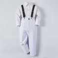 thumbnail image 3 of ETHAN Boys Dress Clothes Boys Formal Outfit Suspenders Adjustable Suspender Set for Boys 5 Years, 3 of 8