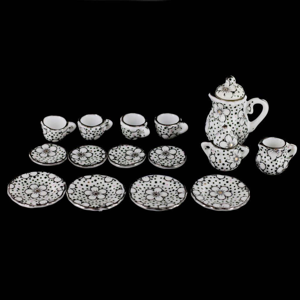 Porcellana tè set utensili da mangiare 15pzs Daisy modello FP 