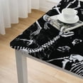 thumbnail image 5 of WYYP Skeletons Cave Painting Square Tablecloth Outdoor Fitted 100% Polyester Fiber 46*46, 5 of 8