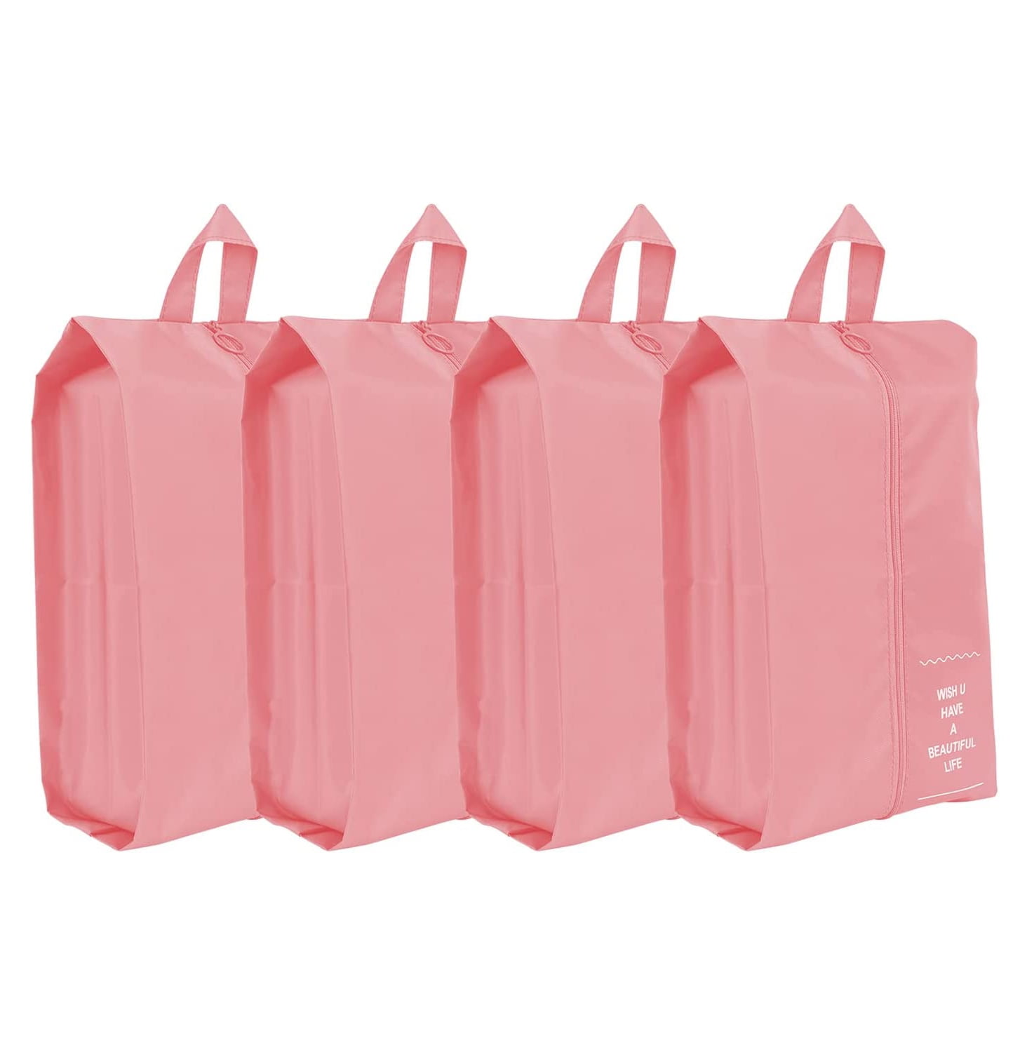 Travel Shoe Bag Waterproof DoubleSided Twill Polyester with Zipper