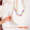 thumbnail image 2 of KAKOWELY acrylic linking rings 800Pcs Acrylic Linking Ring Detachable Acrylic Chain Link Rings Bag Strap Chain Making Rings0.59"X0.39"X0.08", 2 of 5