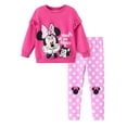 thumbnail image 1 of Outfit Disney: sudadera y leggings con volantes de Minnie Mouse para niñas, 1 of 8