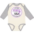 thumbnail image 3 of Inktastic I Wear Purple for my Mom- Lupus Awareness Boys or Girls Long Sleeve Baby Bodysuit, 3 of 5