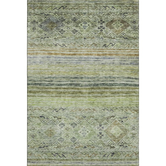 Dalyn Rugs Premium Machine Washable Mayfield AMF1219 Aloe 3' x 5' Rug