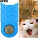 thumbnail image 5 of 6 Uds Bolas Hierba Gatera Plástico Juguete para Gatos Reemplazable Forma Cabeza Perro Suministros () Azul, 5 of 5