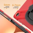 thumbnail image 7 of Case for Samsung Galaxy Tab A11+ 11 inch, 360 Degree Rotating Hand Grip Shockproof Cover with Shoulder Strap, Red, 7 of 7