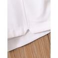 thumbnail image 6 of Summer Toddler Baby Girl Clothes Off Shoulder Ruffle Sling Crop Tops Short Pants 2Pcs Outfits, 6 of 7