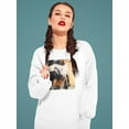 thumbnail image 2 of Image Conscious Elegant Birds Sweatshirt Women's -Image Conscious Designs, 2 of 4