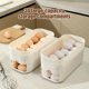 thumbnail image 5 of Organizador y contenedor de huevos con cajón para refrigerador | Soporte deslizante para huevos | Cartón de huevos de plástico resistente a la suciedad, 5 of 6