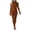 Coffee, variant on Jumpsuits For Women Long Sleeve Romper Full Body Suit Women Workout Jumpsuits For Women Unitard For Women Custom Women'S Short Sleeved Round Neck Jumpsuit Fitted Jumpsuits For Women