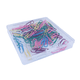 thumbnail image 2 of Caja de plástico PP transparente con tapa, caja pequeña cuadrada y delgada, caja plana de 18 mm, 2 of 4
