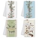 thumbnail image 2 of Paño de cocina con estampado decorativo de flores de tulipán y margaritas, 2 of 5