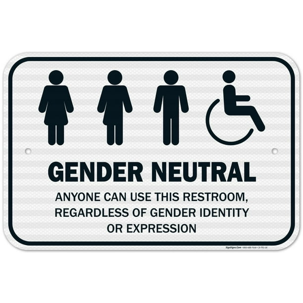 Gender Neutral Restroom Sign
