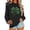 Saint Patricks Day Top - A02 Black, variant on Xdegoge St Patricks Day Sweatshirts Women Long Sleeve Crewneck Pullover Elegant Four Leaf Clover Themed Print Sweatshirt for Themed Parties