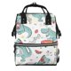 thumbnail image 1 of Fotbe Music Lover Dinosaur Mochila Maternidad - Lona de Sarga Impermeable, Mochila de Pañales de Gran Capacidad con Múltiples Bolsillos y Correas Ajustables, 1 of 6