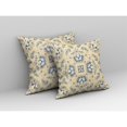 thumbnail image 2 of Amrita Sen Broadcloth Zippered Pillow With YellowBlue CAPL272BrCDSZP18x18, 2 of 5