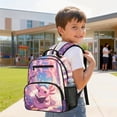 thumbnail image 4 of Jeiento Cute Axolotl Toddler Backpack for 2-5 Year Old, 13.5 inch Preschool Bag for Boys & Girls, Lightweight Kids Bookbag with Pockets, 4 of 7