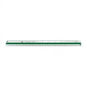 Alvin 30cm High Impact Plastic Metric Triangular Scale