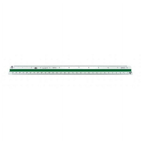 Alvin 30cm High Impact Plastic Metric Triangular Scale