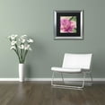 thumbnail image 4 of Trademark Fine Art "Pink Magnolia II" Canvas Art by Color Bakery Black Matte, Silver Frame, 4 of 4