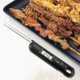 thumbnail image 5 of Termómetro digital plegable para alimentos de lectura instantánea para cocinar carne, freír, barbacoa, leche, negro, 5 of 8