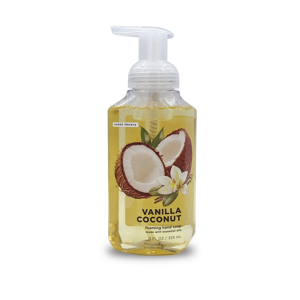 Scent Theory Foaming Hand Soap, Vanilla Coconut, 11oz. Made with