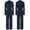 Navy Blue, variant on Aiihoo Women's Mechanic Work Utility Coveralls Dungarees Flight Suit Jumpsuit Blue L