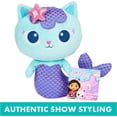 thumbnail image 3 of Gabby's Dollhouse, Purr-ific Plush Toys 2-Pack with Cakey Cat and Mercat, Kids Toys for Ages 3 and up, 3 of 6