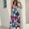 thumbnail image 5 of Alice Wonderland Cards Sleeveless Dress Summer Women Clothes Dress for Pregnant Women Dresses, 5 of 9