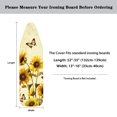 thumbnail image 6 of KUIFORTI Butterfly Sunflower Ironing Board Cover Iron Board cover Soft Stain Resistant Cover for Ironing Board Pad with Elastic Edge,Yellow Sunflower Home Decor, 6 of 6