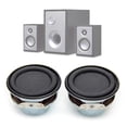 thumbnail image 3 of 40mm 1.5 Inch Bass Multimedia Speaker Internal Magnetic Mini Audio Speaker 4 ohm 6W Home Theater Music Loudspeaker 2Pcs., 3 of 5