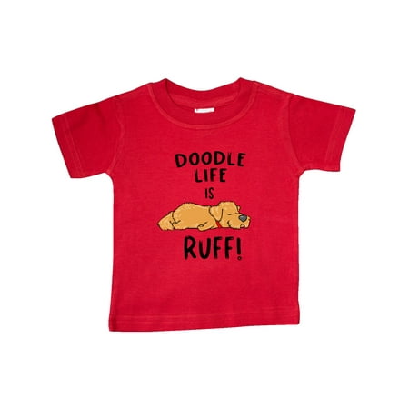 

Inktastic Doodle Life is Ruff! Golden Doodle Gift Baby Boy or Baby Girl T-Shirt