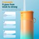 thumbnail image 2 of Irrigador Bucal Port谩til Inal谩mbrico Con Hilo Dental De Agua, Tanque De Agua De 200Ml, 4 Puntas De Chorro, 3 Modos, Recargable Por Usb, Resistente Al Agua Para Viajes En Casa, 2 of 7