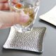 thumbnail image 3 of Posavasos de metal para mesa de comedor, bandeja protectora de calor, cuadrado de cobre, decoración navideña, tapete resistente, 1/6 piezas, 3 of 6