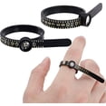 thumbnail image 3 of Rings Size Measuring Tools Black And White Reusable Finger Size Meter Measuring Tools With Magnifier For Jewelry Size Finger Gauge With Glass, 3 of 5