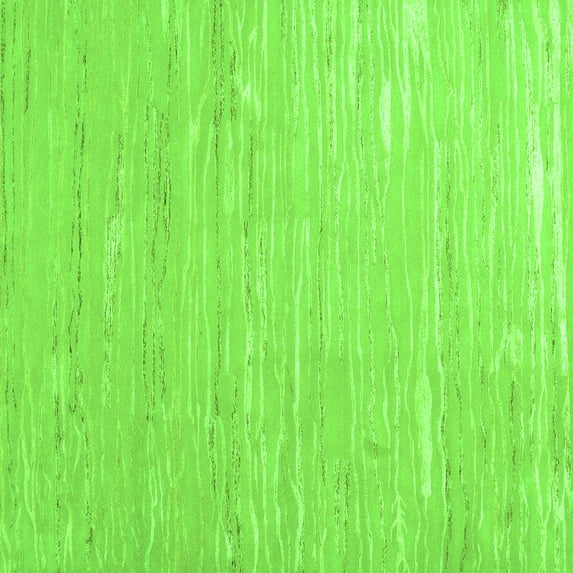 Ahgly Company Indoor Square Abstract Green Contemporary Area Rugs, 3' Square