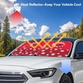 thumbnail image 6 of Binienty Ladybug Print Car Sunshades for Windshield Cute Floral Car Interior Accessories Sun Protection Universal Fit for Auto Truck Van SUV, 6 of 8