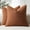 Red, variant on Linen Throw Pillow Covers 18x18 Set of 2 Solid Handcrafted Striped Cushion Covers for Bed Soft Modern Farmhouse Neutral Pillowcase for Couch Bedroom Living Room Home Decor
