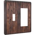 thumbnail image 2 of Sdmnsg-T Rustic Barn Doors Print Combo Toggle Rocker Decorative Electrical Receptacle Outlet Plates Covers for Bedroom Kitchen Farm House Decor, 2 of 5