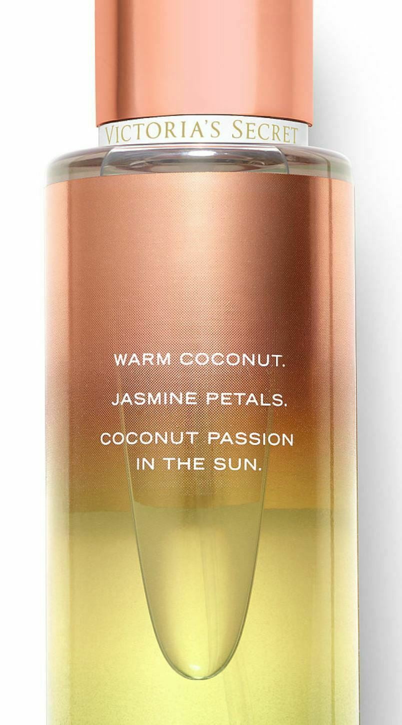 victoria's secret coconut passion spray 60ml + lotion 60ml +
