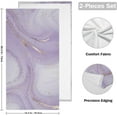 thumbnail image 2 of Dreamtimes Marble Soft Hand Towels 2-Piece Absorbent Bath Towel Decorative Fingertip Towels for Bathroom Gym Spa Hotel Beach Swimming Pool,14.4" x 28.3", 2 of 7