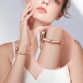 thumbnail image 4 of BANDOVA Slim Metal Jewelry Band for Apple Watch, Women's Bracelet with Sliding Clasp, Rose Gold, 38mm/40mm/41mm, 4 of 6